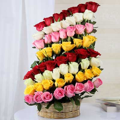 "Colorful Feelings - Flower Arrangement ( Brand-Exotic) - Click here to View more details about this Product